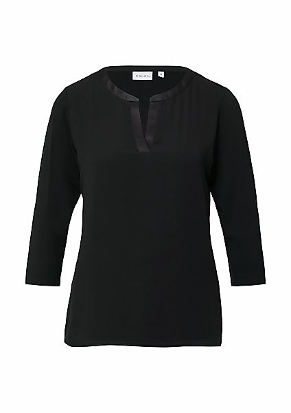 Comma 3/4-Arm-Shirt, mit Satin-Blende günstig online kaufen