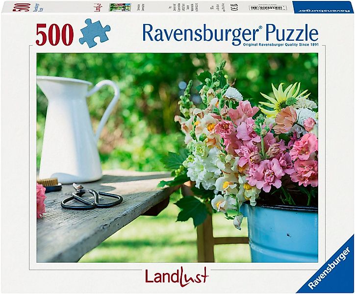 Ravensburger Puzzle Sommerbunte Löwenmäulchen, 500 Puzzleteile, günstig online kaufen