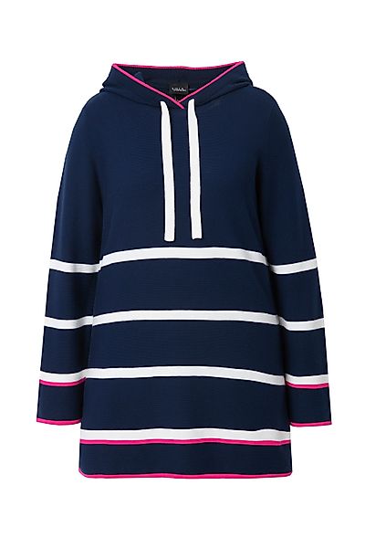 Ulla Popken Wollpullover Pullover Ringel Farbakzente günstig online kaufen
