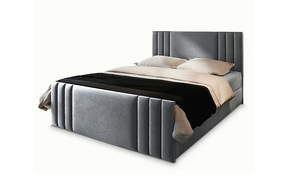 MASSENO Boxbett mit Bettkasten Kanes ¦ grau ¦ Maße (cm): B: 140 H: 98 Bette günstig online kaufen