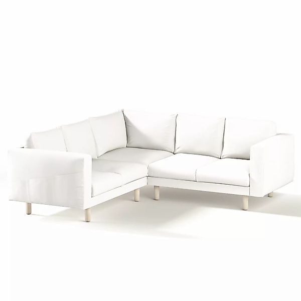 Bezug für Norsborg 4-Sitzer Ecksofa, weiss, Norsborg 4-Sitzer Ecksofabezug, günstig online kaufen