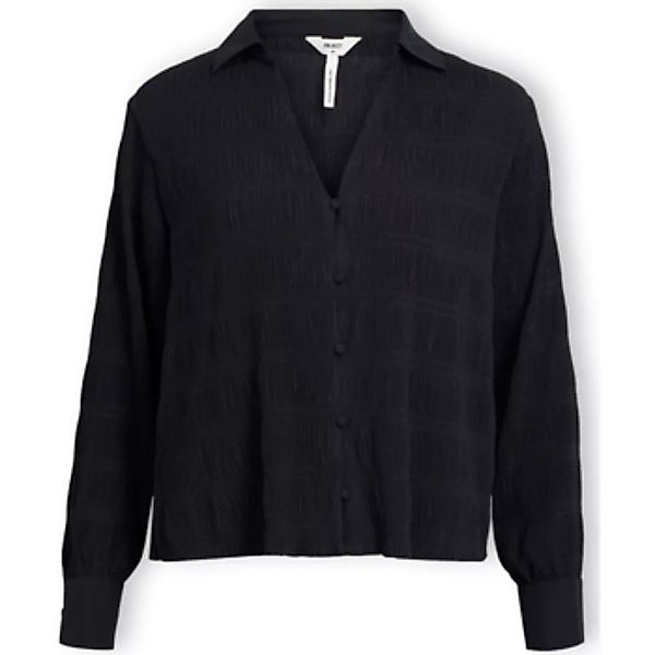Object  Blusen Stina Shirt L/S  - Black günstig online kaufen