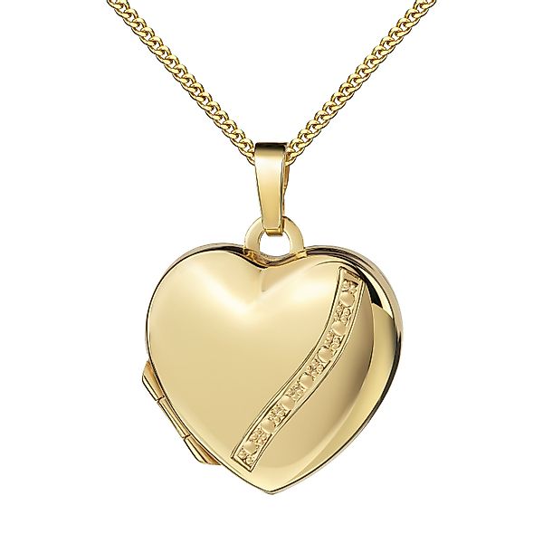 JEVELION Kette mit Anhänger Herz goldenes günstig online kaufen