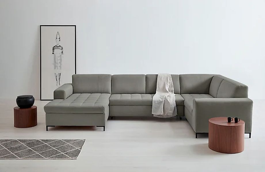 OTTO home Wohnlandschaft »Grazzo, aktuelle Steppung im Sitz, viel Platz, U- günstig online kaufen