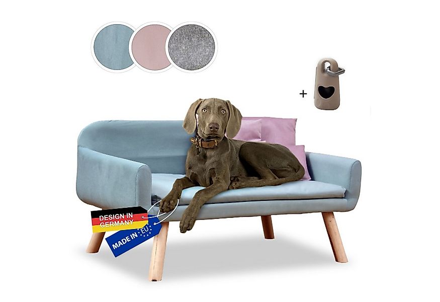 Rohrschneider Tiersofa edles Hundesofa Hundecouch CHICAGO inkl. Hundekotbeu günstig online kaufen