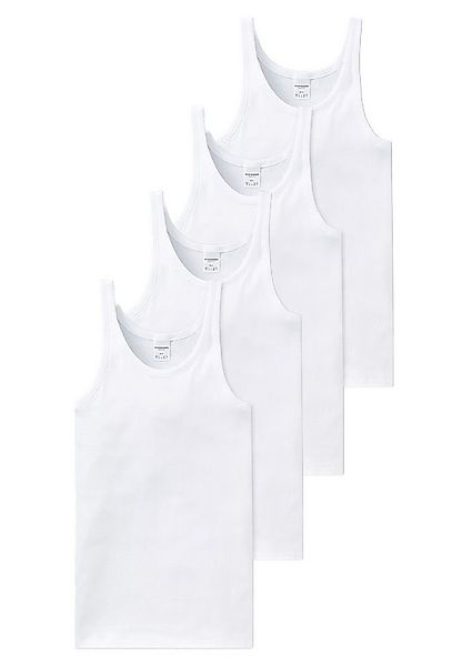 Schiesser Unterhemd 4er Pack Cotton Essentials Feinripp (Spar-Set, 4-St) Un günstig online kaufen