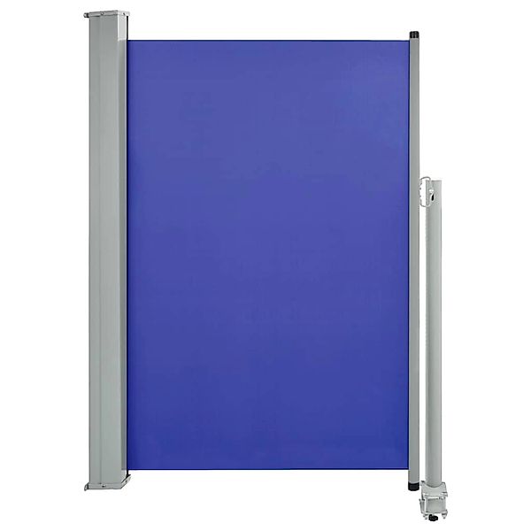 furnicato Ausziehbare Seitenmarkise 120x300 cm Blau günstig online kaufen
