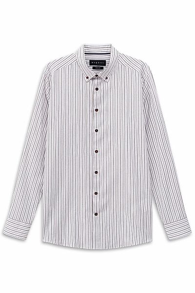 bugatti Businesshemd "Button-Down-Kragen" im Streifen-Design günstig online kaufen