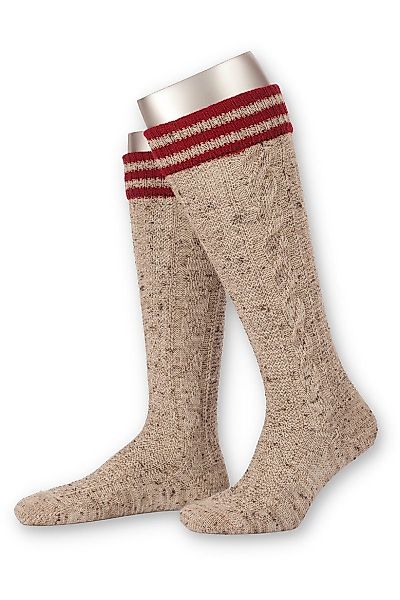 Lusana Trachtensocken Kniestrümpfe Herren - L8995RT günstig online kaufen