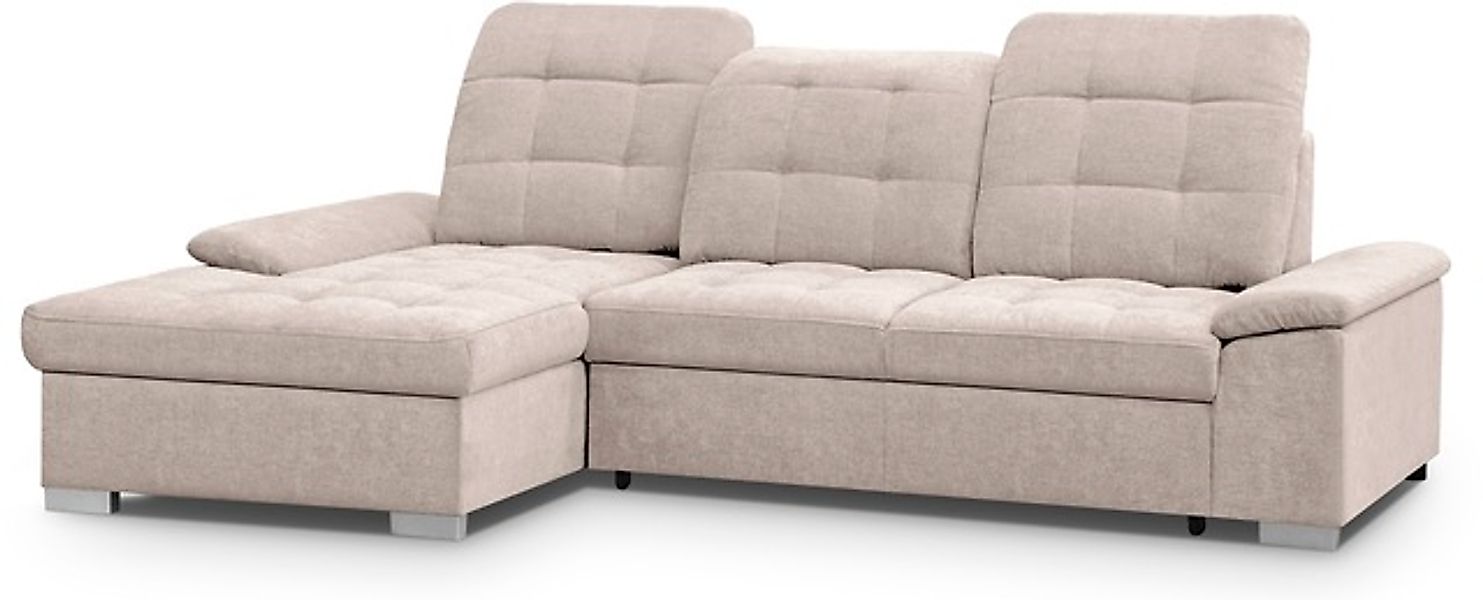 WERK2 Ecksofa »Carmen, mit Bettfunktion & Bettkasten, optional Sitztiefenve günstig online kaufen