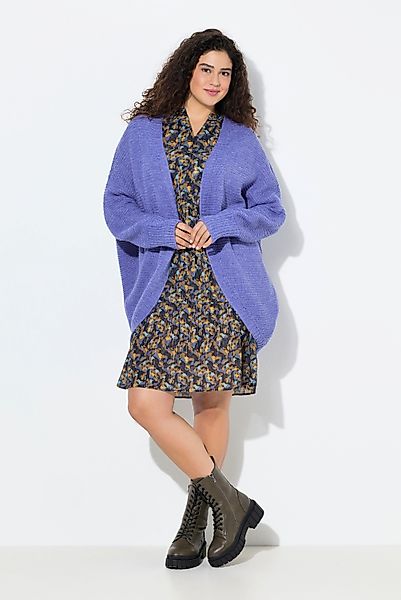 Ulla Popken Strickjacke Strickjacke Egg-Shape Wollanteil günstig online kaufen