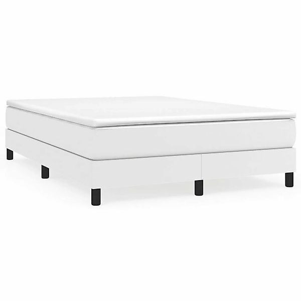 vidaXL Boxspringbett Weiß 140x200 cm Kunstleder1398825 günstig online kaufen