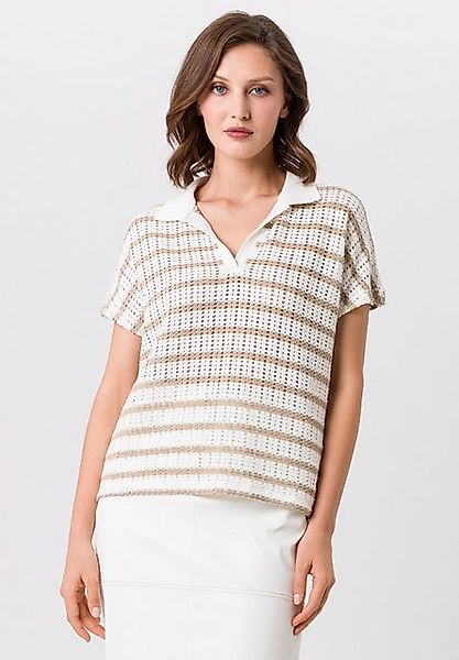 TUZZI Kurzarmshirt mit luftigem Strickmuster günstig online kaufen