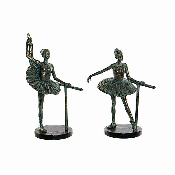 Deko-figur Dkd Home Decor Ballett-tänzerin Harz (2 Pcs) (15 X 11 X 22 Cm) günstig online kaufen