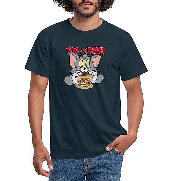 Spreadshirt T-Shirt Tom Und Jerry Maus-Sandwich günstig online kaufen