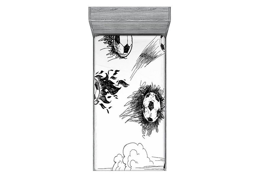 Abakuhaus Spannbettlaken Soft Dekorativer Stoff Bettwäsche Rund-um Elastisc günstig online kaufen