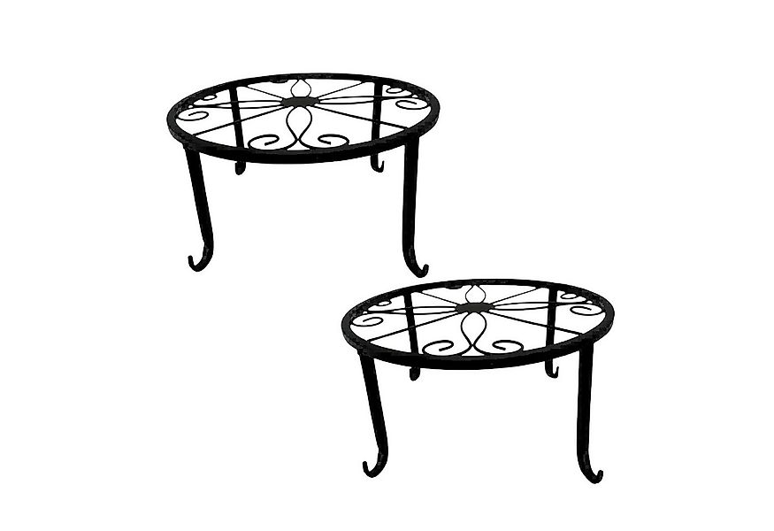 relaxdays Blumenhocker Retro Blumenständer im 2er Set (2er Set) günstig online kaufen