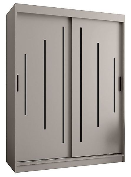 ABIKS MÖBEL Schwebetürenschrank RUBINO Y 150 Schlafzimmerschrank mit Schieb günstig online kaufen