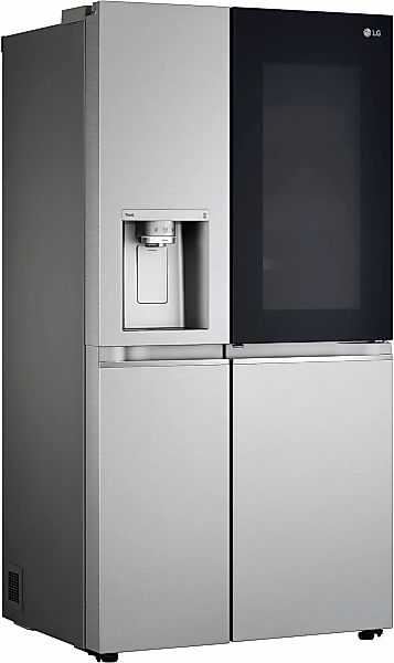 LG Side-by-Side "GSXV91BSAF" 179 cm hoch 91,3 cm breit InstaView™, Wassersp günstig online kaufen