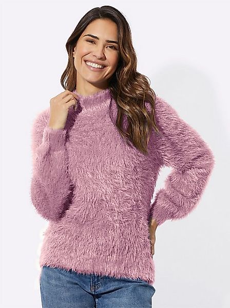 Sieh an! Strickpullover Stehkragenpullover günstig online kaufen