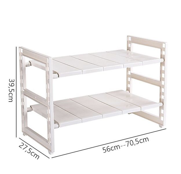 Creliv Küchenregal Ausziehbar + Höhenverstellbar – Organizer mit/ohne Schub günstig online kaufen