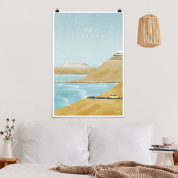 Poster Reiseposter - Iceland günstig online kaufen