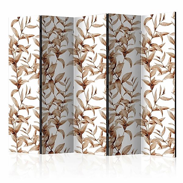 5-teiliges Paravent - Plant Sepia Ii [room Dividers] günstig online kaufen