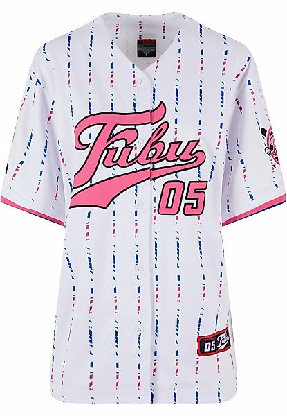 Fubu T-Shirt "Fubu Damen FW222-021-1 FUBU Varsity Stripe Baseball Jersey" 1 günstig online kaufen