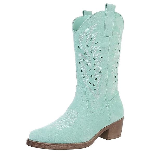 Ital-Design Damen Cowboyboots Western Westernstiefel (88671713) günstig online kaufen