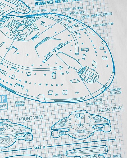 style3 T-Shirt Voyager NCC-74656 trek trekkie günstig online kaufen