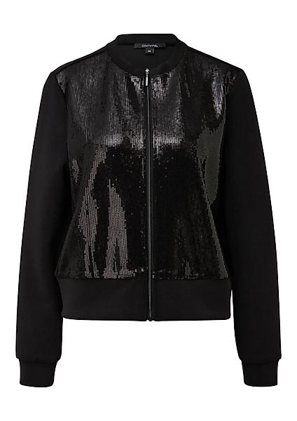 Comma Kurzjacke (1, 1-St) Blouson, Pailletten, günstig online kaufen