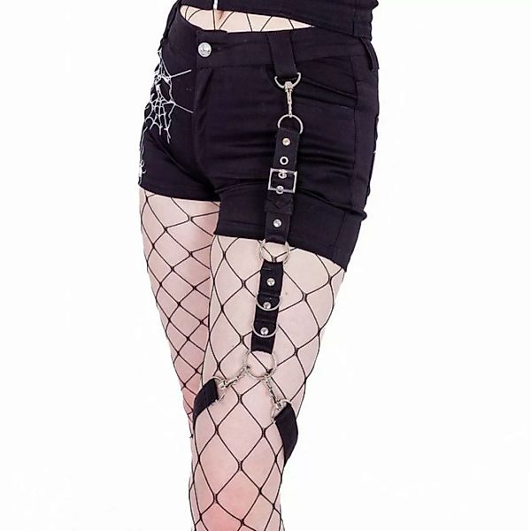 Heartless Shorts Widow Maker Beingeschirr Punk Industrial Goth Kurze Hose günstig online kaufen