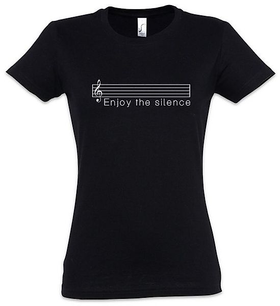 Urban Backwoods Print-Shirt Enjoy The Silence Damen T-Shirt Musiker Club Te günstig online kaufen