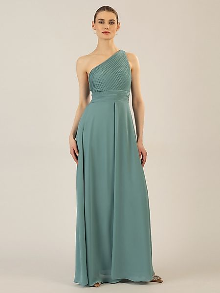 Apart Abendkleid mit Plissee- Drapierung vorne günstig online kaufen
