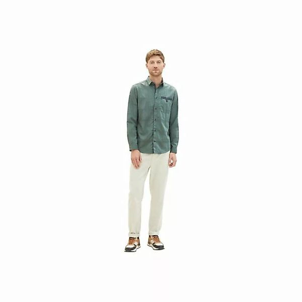 TOM TAILOR Langarmhemd grün regular fit (1-tlg) günstig online kaufen