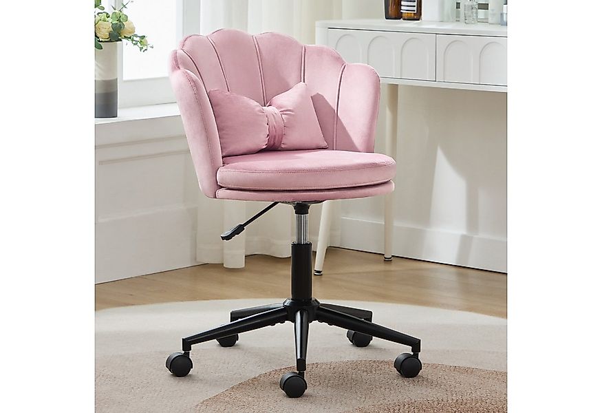 Merax Drehstuhl höhenverstellbar Bürostuhl (1 St), mit blütenförmiger Rücke günstig online kaufen