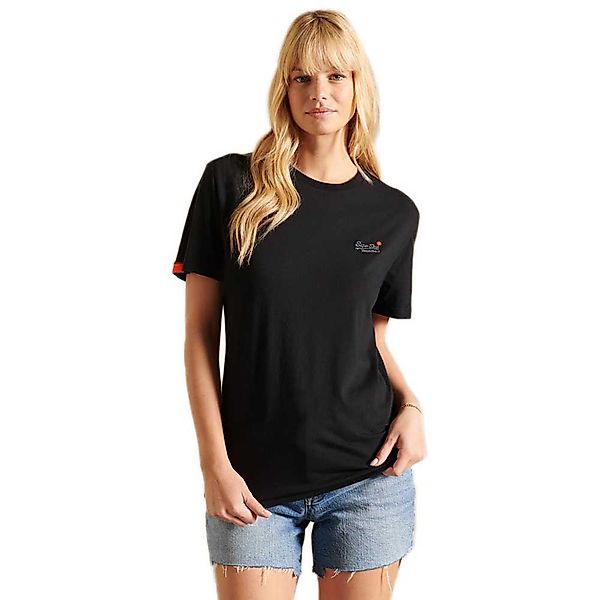 Superdry Loose Fit Vinatge Embroidered Kurzarm T-shirt M Black günstig online kaufen