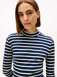Tommy Hilfiger Langarmshirt SLIM CODY MOCK-NK günstig online kaufen