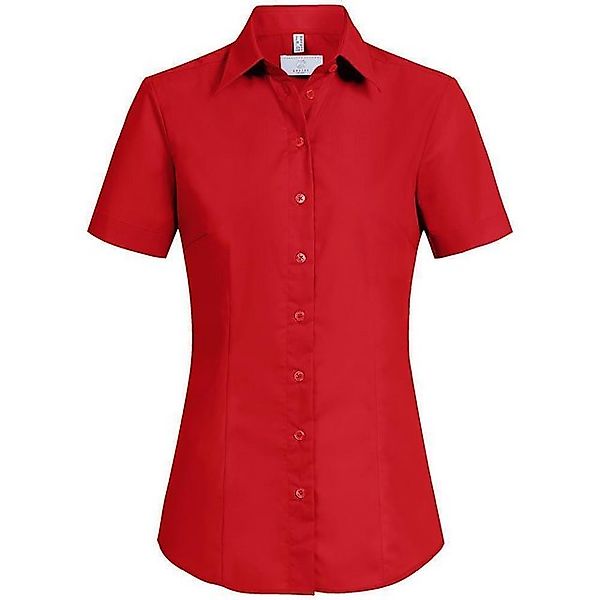 GREIFF Kurzarmbluse Greiff Corporate Bluse Damen BASIC Regular-Fit Rot günstig online kaufen