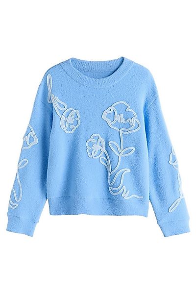 Next Strickpullover Gemütlicher Pullover mit Grafik (1-tlg) günstig online kaufen