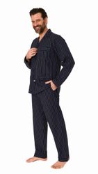 Normann Pyjama Herren Schlafanzug lang Pyjama günstig online kaufen