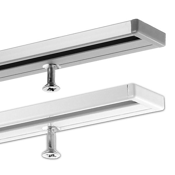 Gardineum Gardinenschiene Vorhangschiene in Aluminium, 1-läufig, günstig online kaufen