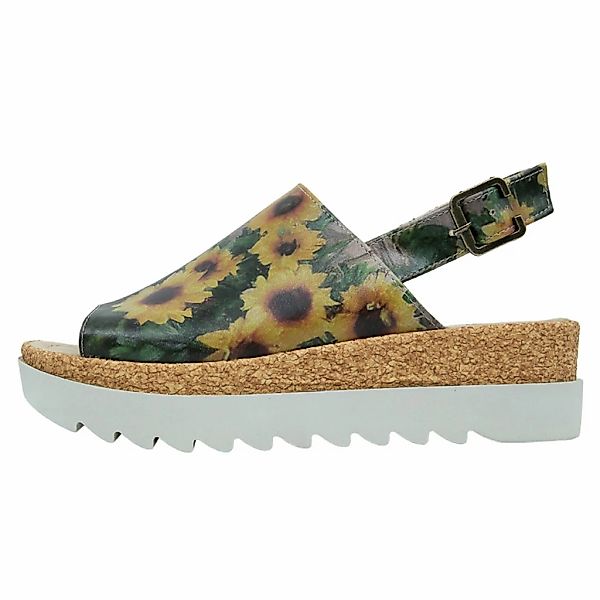 DOGO Sandalette "Gigi Sandale Sunflowers Damen Sandalen", Handgefertigt günstig online kaufen