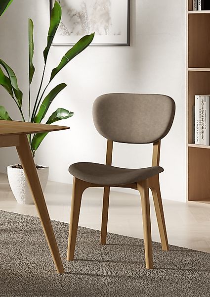 INOSIGN Stuhl »COZY Made in Italy« (Set) 2 Stk.Gestell in Buche, Kirsch- od günstig online kaufen