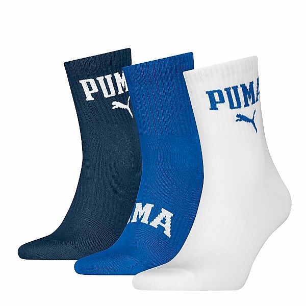 PUMA Socken, (3 Paar, 3er Pack), mit mehreren Logos günstig online kaufen