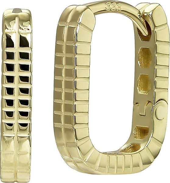 GoldDream Paar Creolen GoldDream Creole Karree Ohrring Gold (Creolen), Dame günstig online kaufen