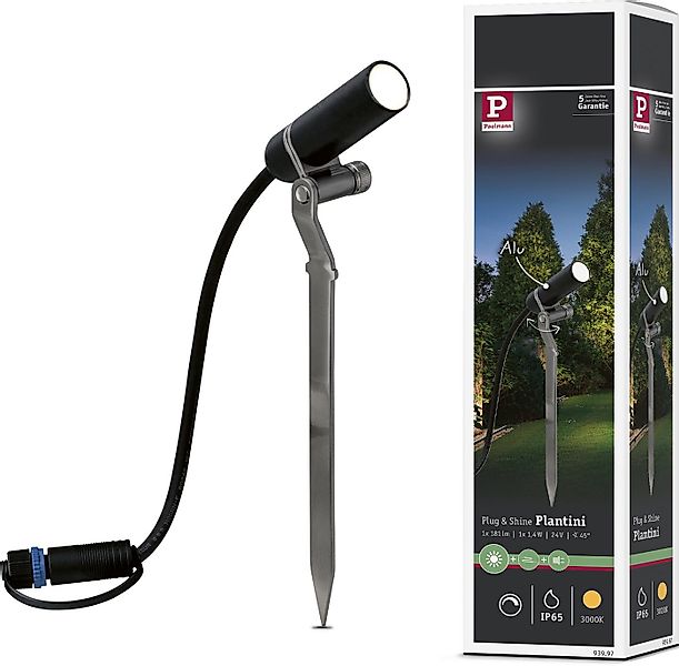 Paulmann LED Gartenstrahler Plug & Shine, Plug & Shine, LED fest integriert günstig online kaufen