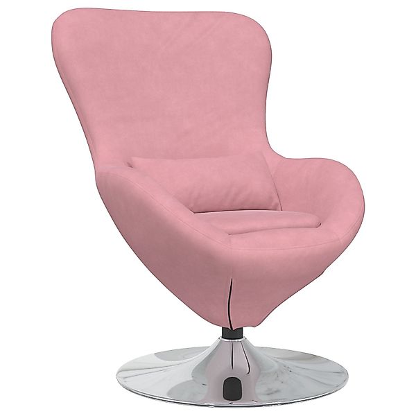vidaXL Sessel Ei-Sessel Pink Samt (1-St) günstig online kaufen
