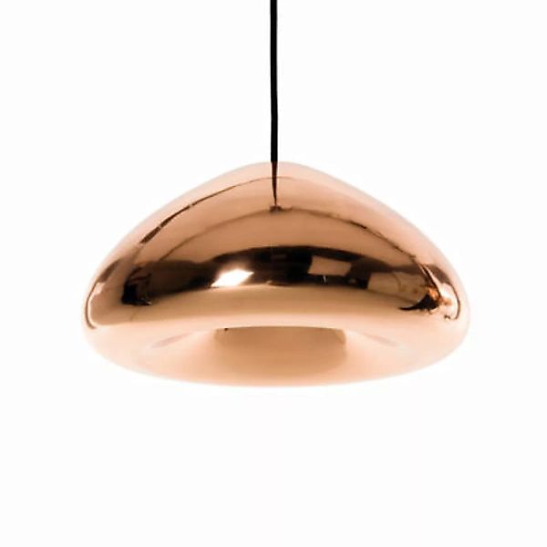 Pendelleuchte Void LED kupfer metall / Ø 30 x H 15,5 cm - Metall - Tom Dixo günstig online kaufen