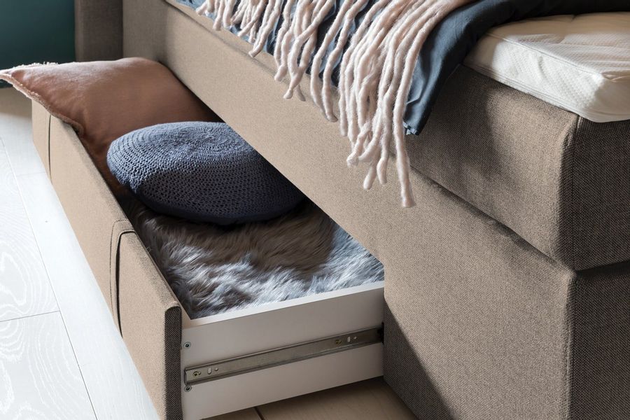 Möbelfreude Boxspringbett Boxspringbett Beatrice 200x200 cm günstig online kaufen